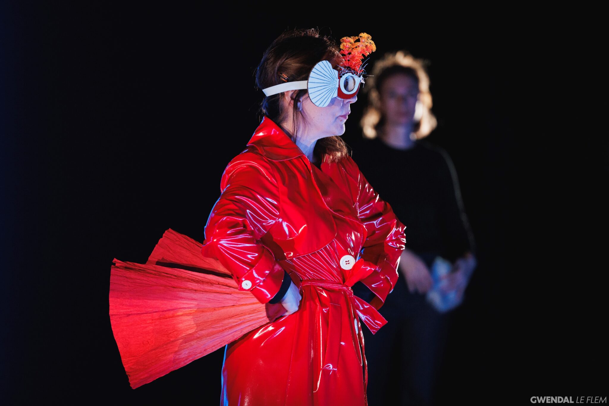 Danseurs du spectacle POMME FRITE sur scène à La Villette, photographie de Gwendal Le Flem