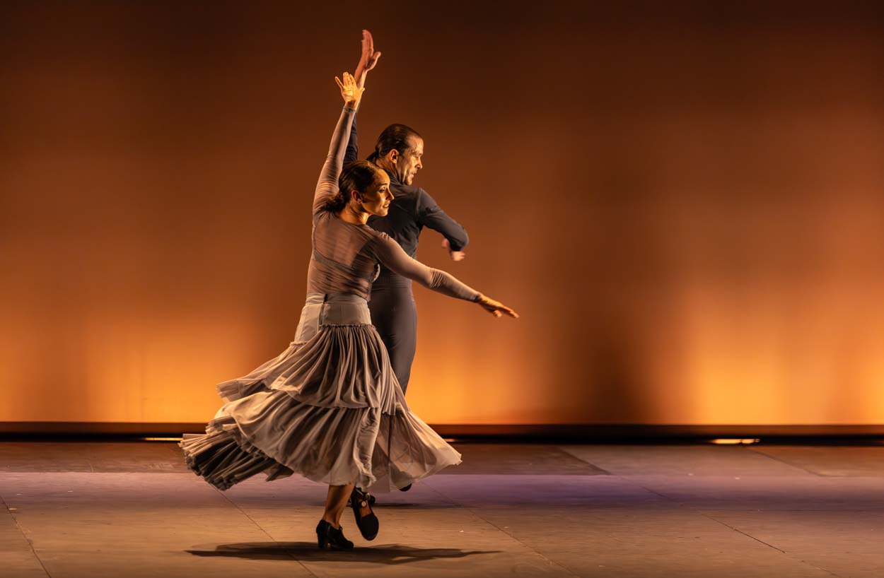 Danseurs de Flamenco Alfonso Losa & Paula Comitre pendant leur spectacle Alter Ego